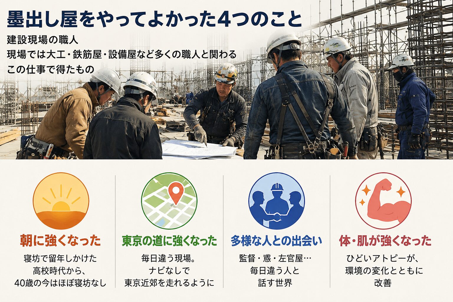 墨出し屋をやってよかった4つのこと
