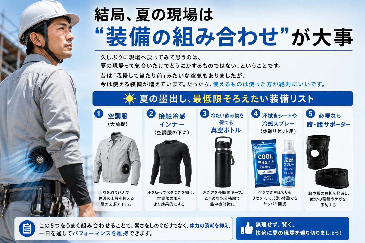 結局、夏の現場は